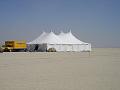 Neighbor's posh tent (Apollo By Day, Dionysis By Night)